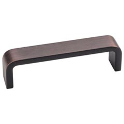 Hardware Resources 193-96DBAC 4" Overall Length Cabinet Pull - 96 mm center-to-center Holes - Screws Included - Brushed Oil Rubbed Bronze