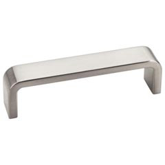 Hardware Resources 4" Overall Length Cabinet Pull - 96 mm center-to-center Holes - Screws Included - Satin Nickel - 193-96SN