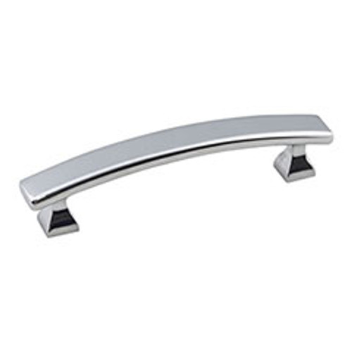 Hardware Resources 449-96PC 4-3/4" Overall Length Cabinet Pull - 96 mm center-to-center Holes - Screws Included - Polished Chrome