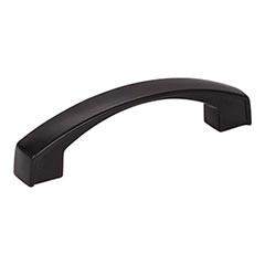 Hardware Resources 4-3/16" Overall Length Cabinet Pull - 96 mm center-to-center Holes - Screws Included - Matte Black - 549-96MB