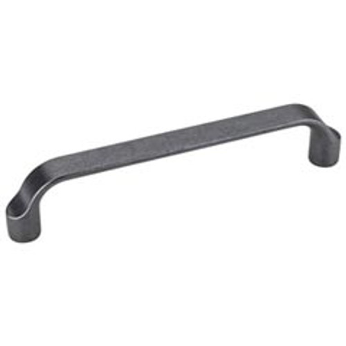 Hardware Resources 239-128DACM 5-9/16" Overall Length Scroll Cabinet Pull - Screws Included - 128 mm center-to-center Holes - Gun Metal