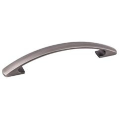 Hardware Resources 6-5/16" Overall Length Cabinet Pull - Screws Included - 128 mm center-to-center Holes - Brushed Pewter - 771-128BNBDL