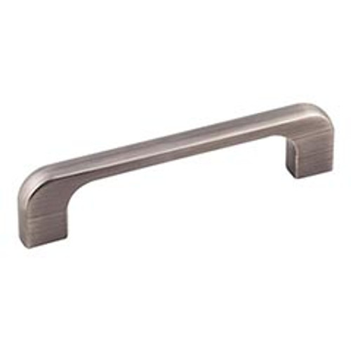 Hardware Resources 264-96BNBDL 4-7/16" Overall Length Cabinet Pull - 96 mm center-to-center Holes - Screws Included - Brushed Pewter
