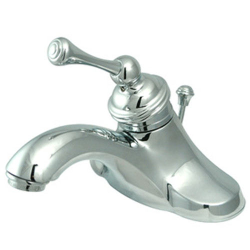 Kingston Brass Single Handle Lavatory Faucet with Pop-Up Drain - Polished Chrome