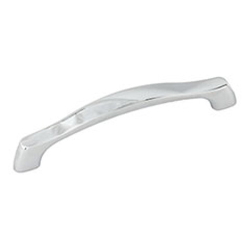 Hardware Resources 993-128PC 6-1/8" Overall Length Cabinet pull 128 mm Center to Center - Screws Included - Polished Chrome