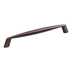 Hardware Resources 7-1/16" Overall Length Cabinet Pull - 160 mm center-to-center Holes - Screws Included - Brushed Oil Rubbed Bronze - 988-160DBAC