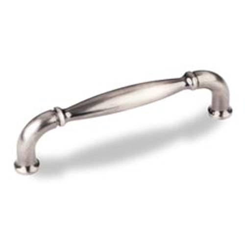 Hardware Resources 737-96BNBDL 4-1/4" Overall Length Cabinet Pull - 96 mm center-to-center Holes - Screws Included - Brushed Pewter