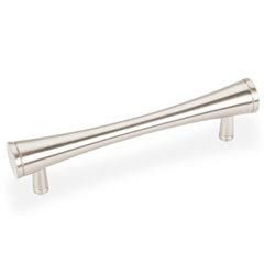 Hardware Resources 4-3/4" Overall Length Cabinet Bar Pull - 96 mm center-to-center Holes - Screws Included - Satin Nickel - 475SN