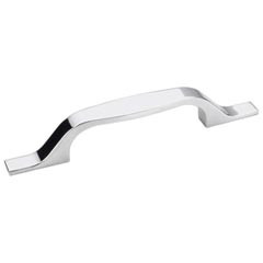 Hardware Resources 6-1/2" Overall Length Cabinet Pull - 96 mm center-to-center Holes - Screws Included - Polished Chrome - 382-96PC