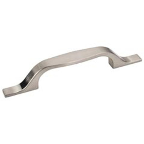 Hardware Resources 382-96SN 6-1/2" Overall Length Cabinet Pull - 96 mm center-to-center Holes - Screws Included - Satin Nickel