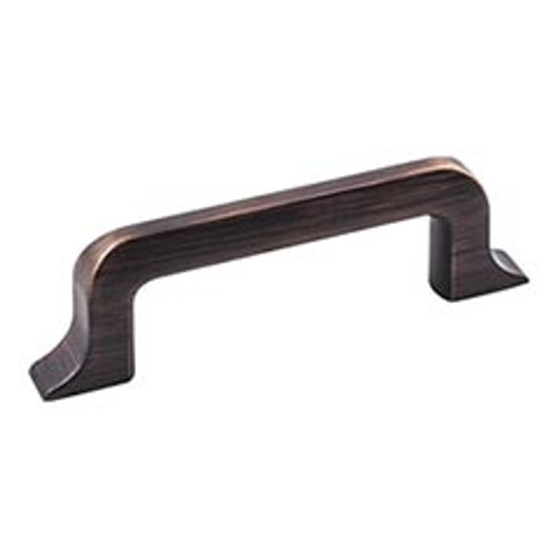 Hardware Resources 839-3DBAC 4-3/16" Overall Length Cabinet Pull - Screws Included - Brushed Oil Rubbed Bronze