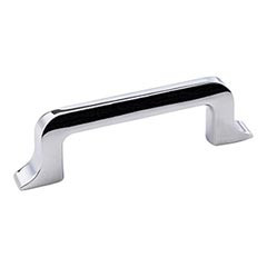 Hardware Resources 4-3/16" Overall Length Cabinet Pull - Screws Included - Polished Chrome - 839-3PC