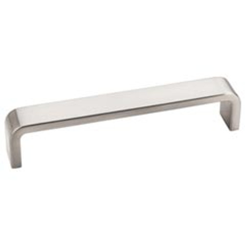 Hardware Resources 193-128SN 5-1/4" Overall Length Cabinet Pull - Screws Included - 128 mm center-to-center Holes - Satin Nickel