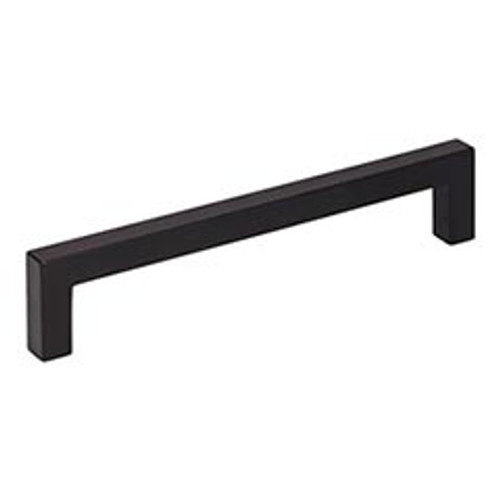 Hardware Resources 625-128MB 137mm Overall Length Square Cabinet Bar Pull - Screws Included - 128 mm center-to-center Holes - Matte Black
