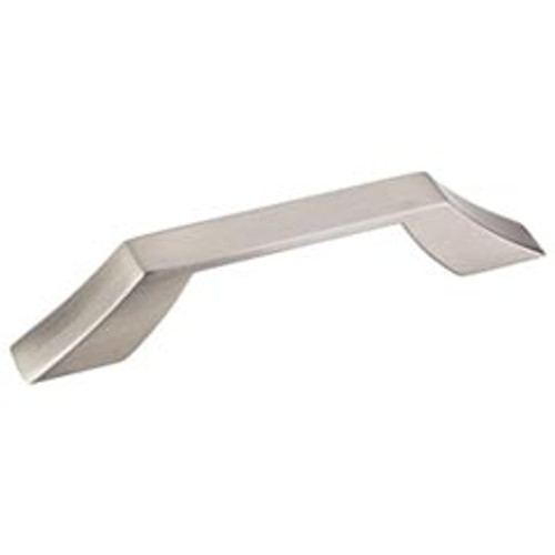 Hardware Resources 798-96SN 5-1/2" Overall Length Cabinet Pull - 96 mm center-to-center Holes - Screws Included - Satin Nickel