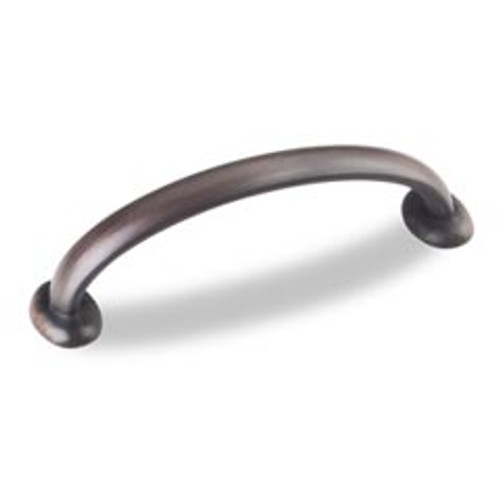Hardware Resources 650-96DBAC 4-3/8" Overall Length Cabinet Pull - 96 mm center to center - Screws Included - Brushed Oil Rubbed Bronze