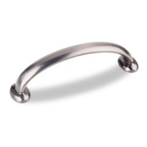 Hardware Resources 650-96BNBDL 4-3/8" Overall Length Cabinet Pull - 96 mm center to center - Screws Included - Brushed Pewter