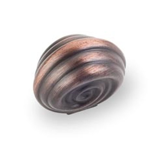 Hardware Resources 415S-DBAC 1-1/4" Overall Length Cabinet Knob - Screws Included - Brushed Oil Rubbed Bronze