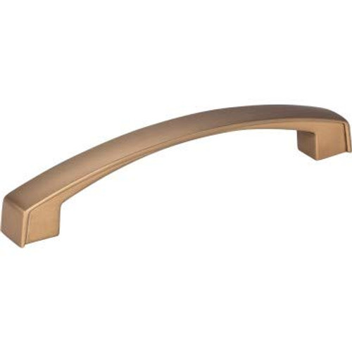 Hardware Resources 549-128SBZ 5-1/2" Overall Length Cabinet Pull 128 mm center-to-center - Screws Included - Satin Bronze
