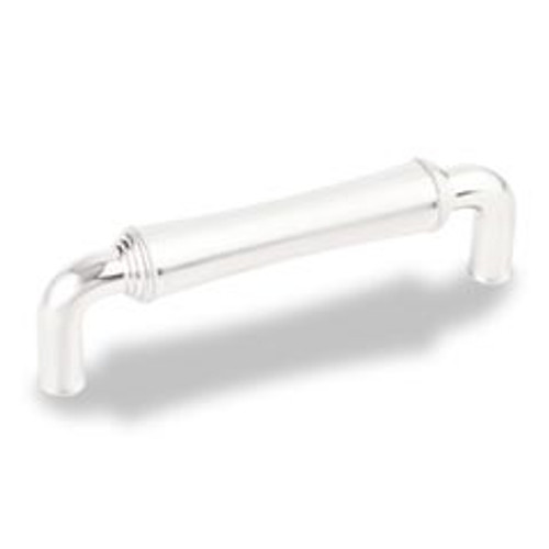 Hardware Resources 537SN 4-3/16" Overall Length Gavel Cabinet Pull - 96 mm center-to-center Holes - Screws Included - Satin Nickel
