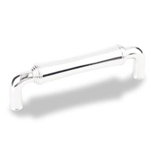 Hardware Resources 537NI 4-3/16" Overall Length Gavel Cabinet Pull - 96 mm center-to-center Holes - Screws Included - Polished Nickel
