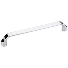 Hardware Resources 6-13/16" Overall Length Scroll Cabinet Pull - 160 mm center-to-center Holes - Screws Included - Polished Chrome - 239-160PC