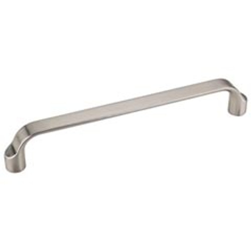 Hardware Resources 239-160SN 6-13/16" Overall Length Scroll Cabinet Pull - 160 mm center-to-center Holes - Screws Included - Satin Nickel