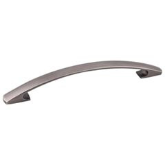 Hardware Resources 7-11/16" Overall Length Cabinet Pull - 160 mm center-to-center Holes - Screws Included - Brushed Pewter - 771-160BNBDL