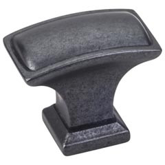 Hardware Resources 1-1/2" Overall Length Pillow Top Cabinet Knob - Screws Included - Gun Metal - 435L-DACM