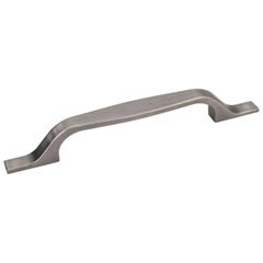 Hardware Resources 7-3/4" Overall Length Cabinet Pull - Screws Included - 128 mm center-to-center Holes - Brushed Pewter - 382-128BNBDL