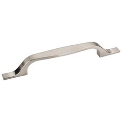 Hardware Resources 7-3/4" Overall Length Cabinet Pull - Screws Included - 128 mm center-to-center Holes - Satin Nickel - 382-128SN