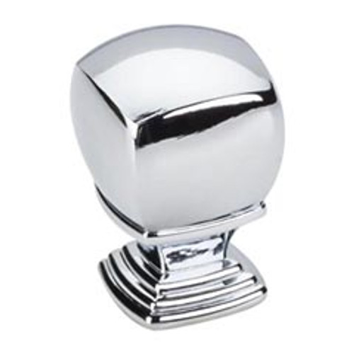 Hardware Resources 188L-PC 1" Overall Length Cabinet Knob - Screws Included - Polished Chrome