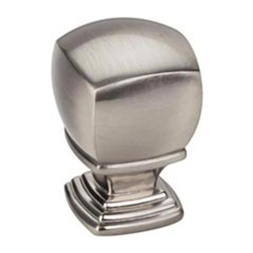 Hardware Resources 188L-SN 1" Overall Length Cabinet Knob - Screws Included - Satin Nickel