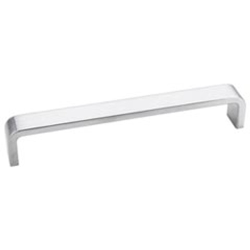 Hardware Resources 193-160BC 6-9/16" Overall Length Cabinet Pull - 160 mm center-to-center Holes - Screws Included - Brushed Chrome