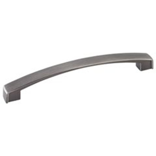 Hardware Resources 549-160BNBDL 6-3/4" Overall Length Cabinet Pull - 160 mm center-to-center Holes - Screws Included - Brushed Pewter