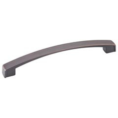 Hardware Resources 6-3/4" Overall Length Cabinet Pull - 160 mm center-to-center Holes - Screws Included - Brushed Oil Rubbed Bronze - 549-160DBAC