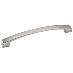 Hardware Resources 6-3/4" Overall Length Cabinet Pull - 160 mm center-to-center Holes - Screws Included - Satin Nickel - 549-160SN