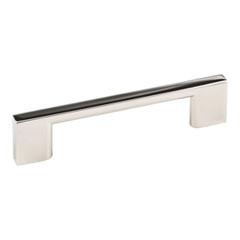 Hardware Resources 4-3/4" Overall Length Cabinet Pull - 96 mm center-to-center Holes - Screws Included - Polished Nickel - 635-96NI