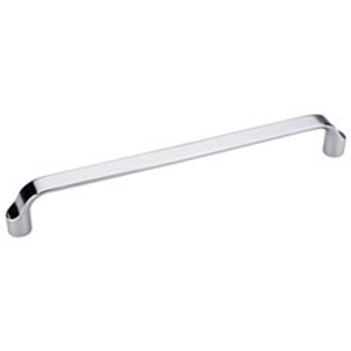 Hardware Resources 239-192PC 8-1/16" Overall Length Scroll Cabinet Pull - 192 mm center-to-center - Screws Included - Polished Chrome