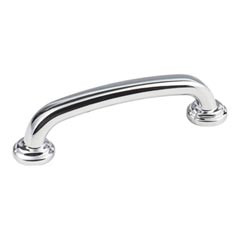 Hardware Resources 4-5/8" Overall Length Gavel Cabinet Pull - 96 mm center-to-center Holes - Screws Included - Polished Chrome - 527PC