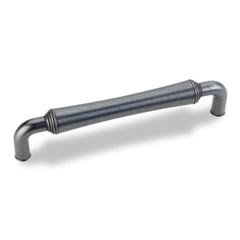 Hardware Resources 5-7/16" Overall Length Gavel Cabinet Pull - Screws Included - 128 mm center-to-center Holes - Gun Metal - 537-128DACM
