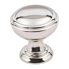 Hardware Resources 1-1/4" Diameter Cabinet Knob - Screws Included - Polished Nickel - 658NI
