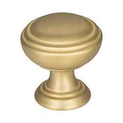 Hardware Resources 1-1/4" Diameter Cabinet Knob - Screws Included - Brushed Gold - 658BG