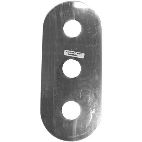 PPP Mfg Co CU-300 Wall Cover Up Plate for Triple Handle Faucets