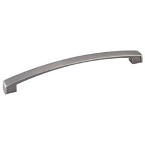 Hardware Resources 549-192BNBDL 8" Overall Length Cabinet Pull - 192 mm center-to-center - Screws Included - Brushed Pewter