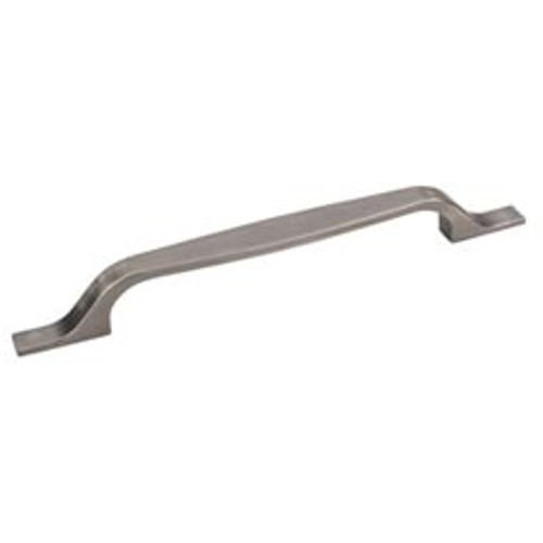 Hardware Resources 382-160BNBDL 9" Overall Length Cabinet Pull - 160 mm center-to-center Holes - Screws Included - Brushed Pewter