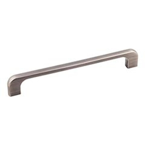 Hardware Resources 264-160BNBDL 7" Overall Length Cabinet Pull - 160 mm center-to-center Holes - Screws Included - Brushed Pewter