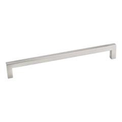 Hardware Resources 201mm Overall Length Square Cabinet Bar Pull - 192 mm center-to-center - Screws Included - Satin Nickel - 625-192SN