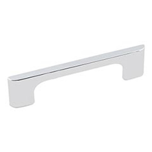 Hardware Resources 286-96PC 5-1/8" Overall Length Cabinet Pull - 96 mm center-to-center Holes - Screws Included - Polished Chrome