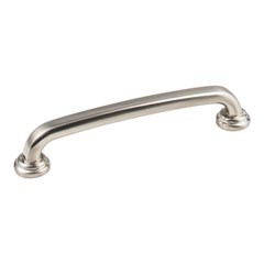 Hardware Resources 5-7/8" Overall Length Gavel Cabinet Pull - Screws Included - 128 mm center-to-center Holes - Satin Nickel - 527-128SN